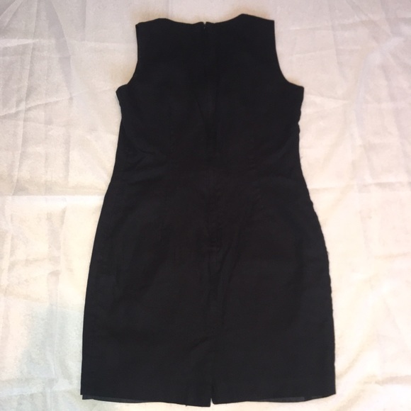 Bice Black Lined Sheath Dress w/ Bateau Ne… - Picture 3 of 7